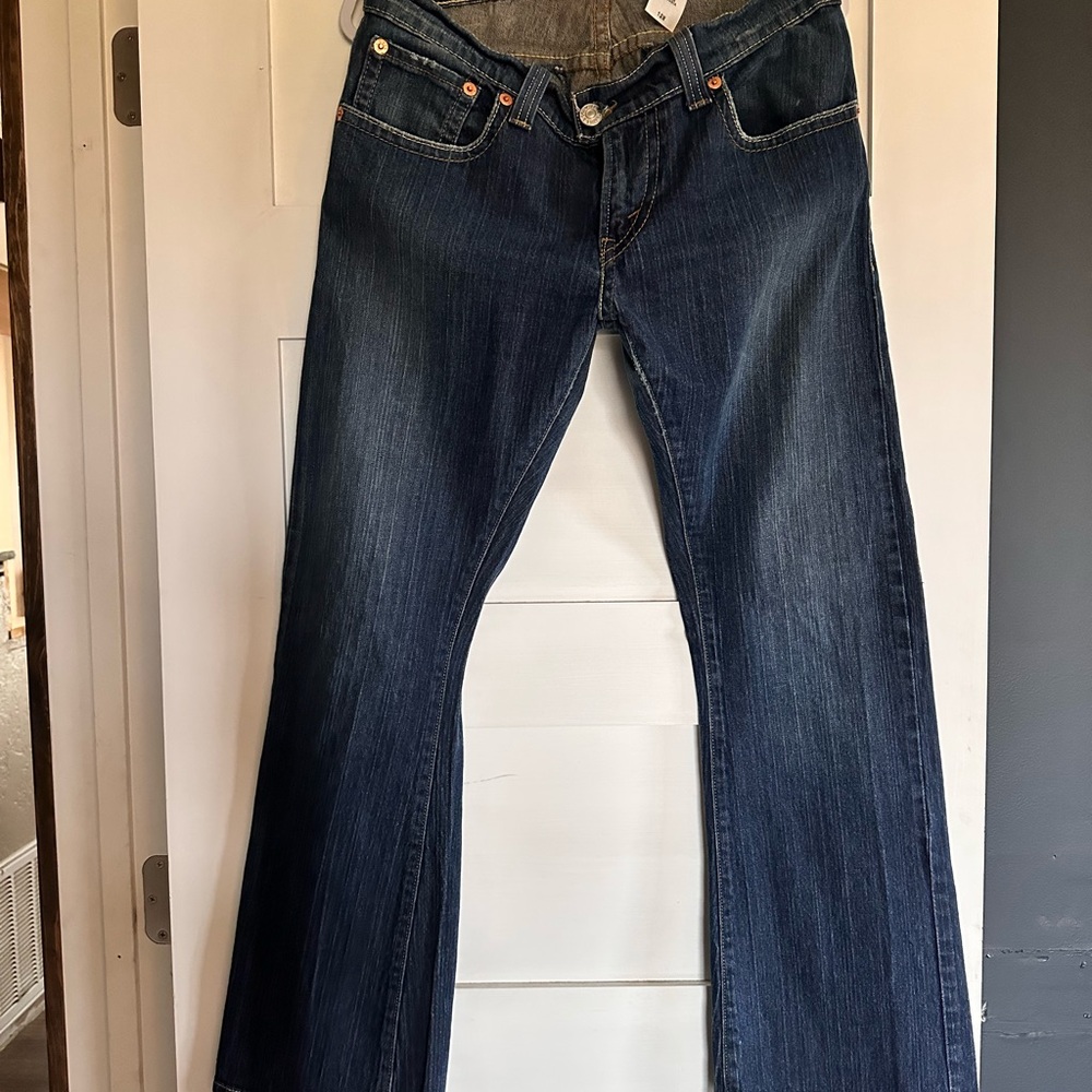 Levi's Dark Blue Flare Jeans